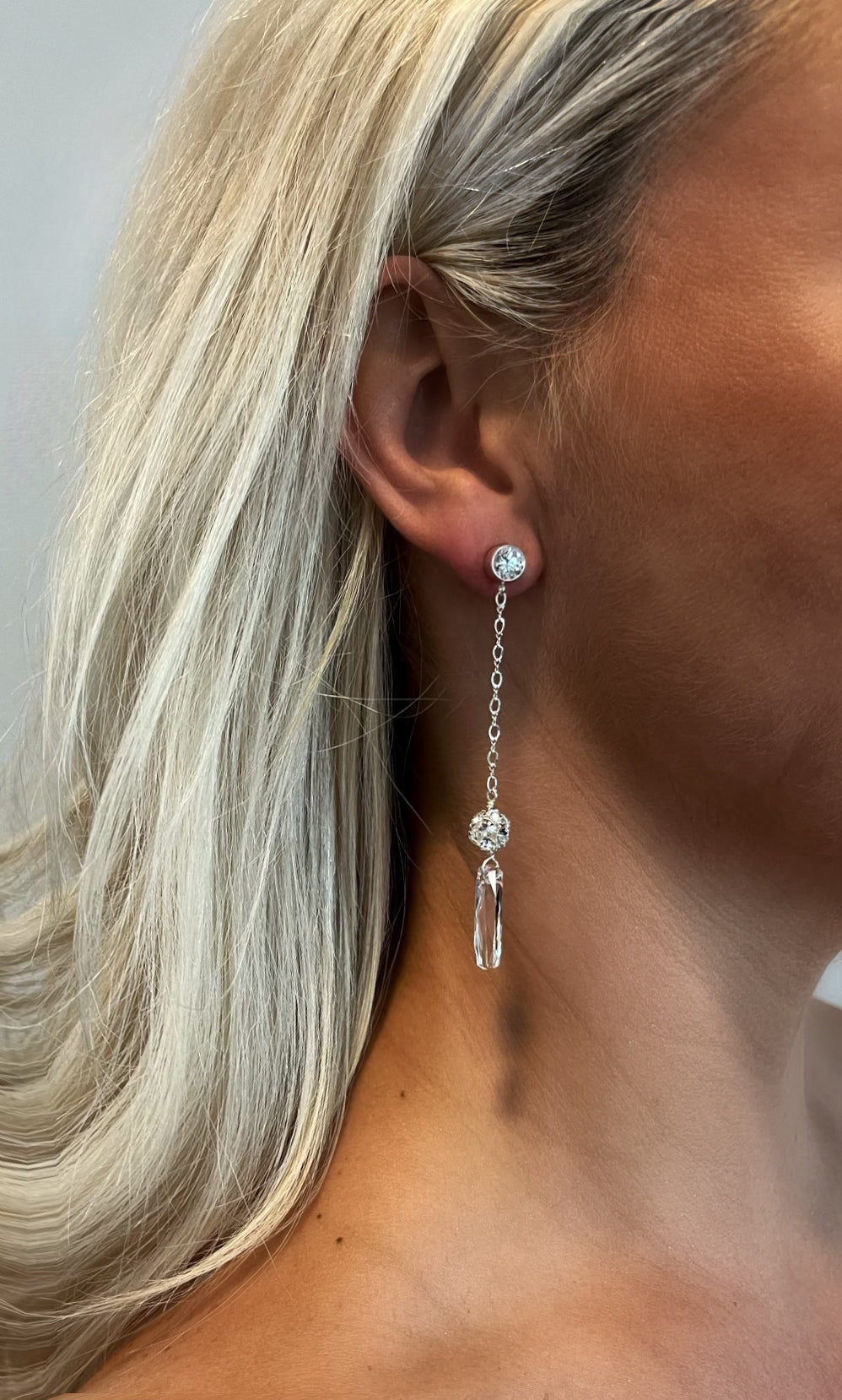 Hailey Crystal Earrings