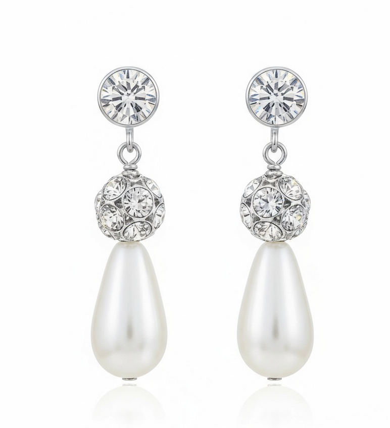 Sophia Crystal Pearl Drops