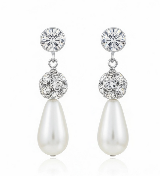 Sophia Crystal Pearl Drops