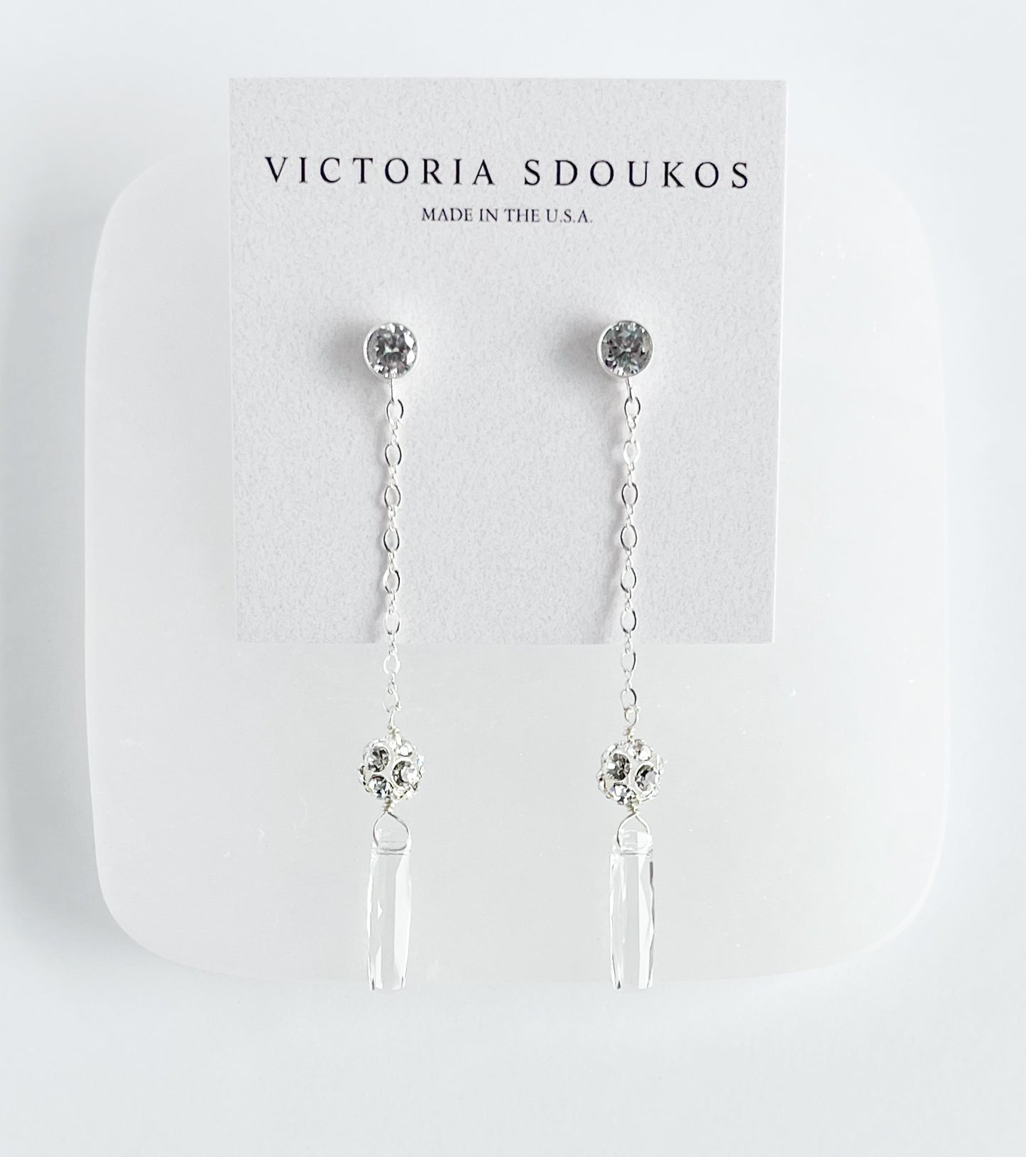 Hailey Crystal Earrings