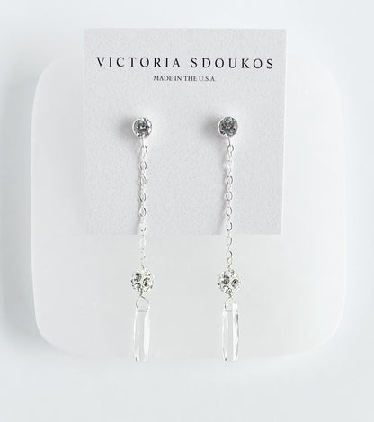 Hailey Crystal Earrings