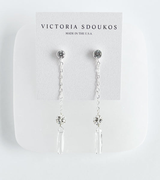 Hailey Crystal Earrings