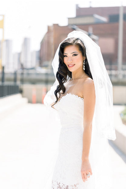 Chloe Pavé Crystal Chandelier Earrings